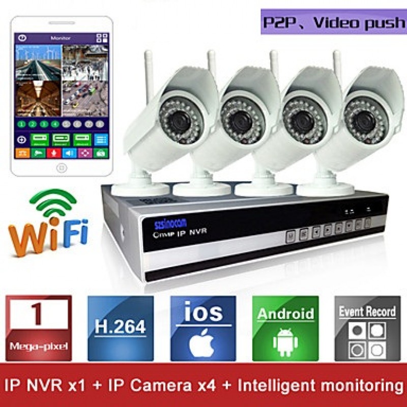 C if .26 V it(4pc ireles .0M .6m a igh isio eatherproo amera),P2 